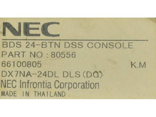 NEC DS1000/2000 24-Button Black DSS Console (80556) NEC DS1000/2000 24-Button Black DSS Console (80556)