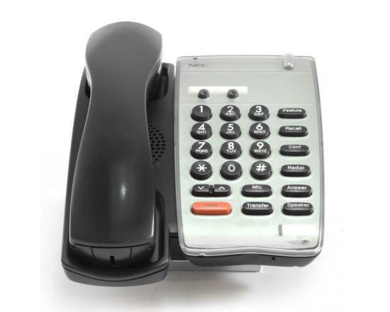 NEC DTR-2DT-1 2-Line Black Analog Telephone (780030) NEC DTR-2DT-1 2-Line Black Analog Telephone (780030)