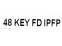 ESI 48-Key FD IPFP Charcoal Phone w/ Headset Jack (5000-0532)