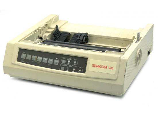 Genicom 930 Parallel Serial 9-Pin Dot Matrix Impact Printer - White 