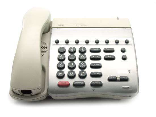 NEC Dterm Series I DTR-8-1 White Non-Display Speakerphone (780037) NEC Dterm Series I DTR-8-1 White Non-Display Speakerphone (780037)