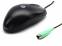HP Black PS/2 Wired 3 Button Wheel Optical Mouse 