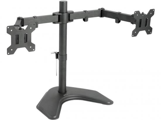 Vivo Dual Vesa Monitor Desk Stand Black, Vivo Dual Lcd Monitor Desk Mount