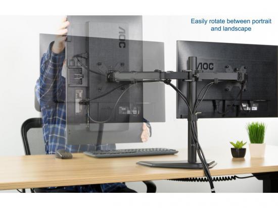 Vivo Dual Vesa Monitor Desk Stand Black, Vivo Dual Lcd Monitor Desk Mount Review