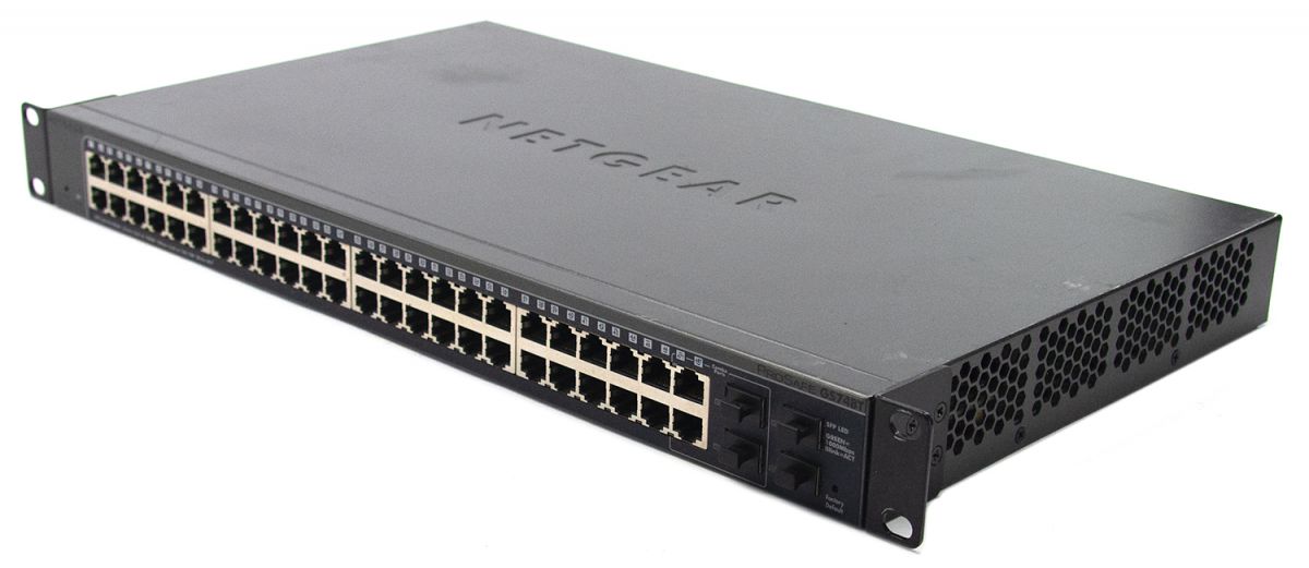 Netgear Prosafe GS748T V4H1 48 port network gigabit switch 