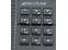 Executone Isoetec Medley Model 64 Black Display Telephone 84600 w/ Dimpled Buttons