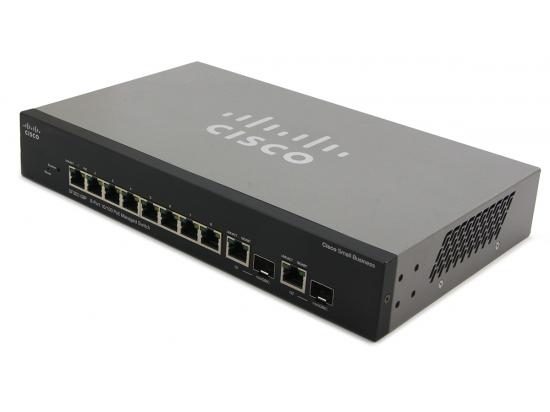 Cisco SF302-08P 8-Port SFP 10/100 PoE Managed Switch - Grade B