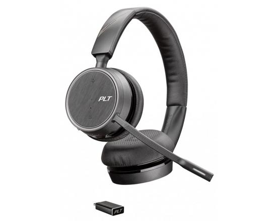 Plantronics Voyager 4220 UC USB-A Wireless Bluetooth Headset w/Stand - Grade A