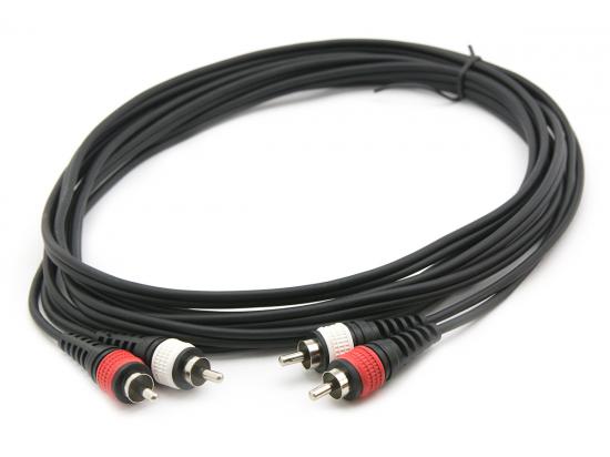 Rockville Dual RCA to Dual RCA Cable -10-Feet