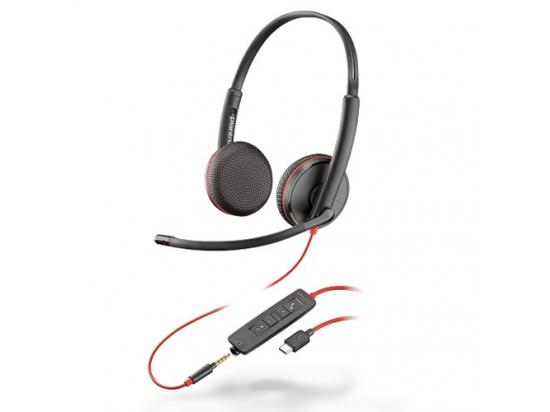 Plantronics Blackwire C3225 USB-C Stereo Headset 