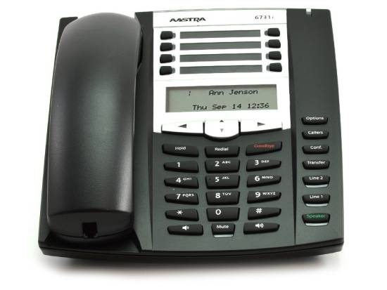 Aastra 6731i Black IP Display SpeakerPhone w/ Text Keys - Grade A Aastra 6731i Black IP Display SpeakerPhone w/ Text Keys - Grade A