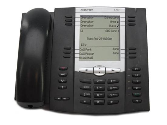 Aastra 6757i Black IP Display Speakerphone w/ Icon Keys - Grade B Aastra 6757i Black IP Display Speakerphone w/ Icon Keys - Grade B