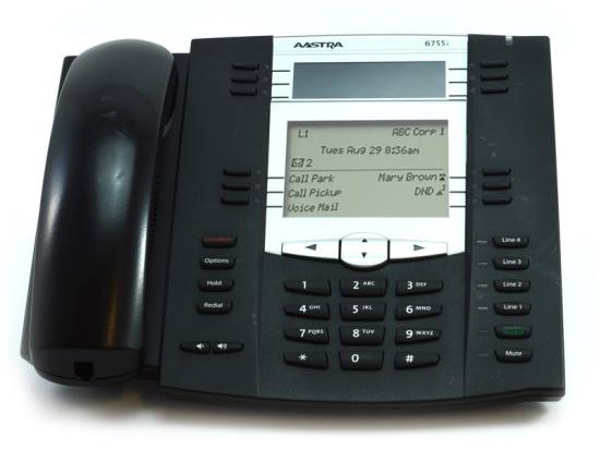Aastra 6755i Black IP Backlit Display SpeakerPhone - Grade B Aastra 6755i Black IP Backlit Display SpeakerPhone - Grade B