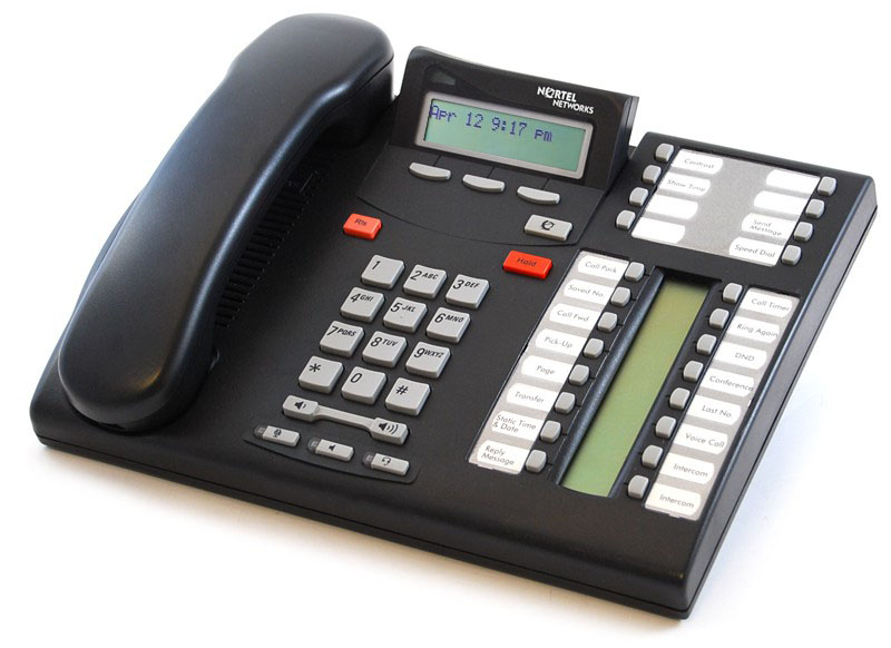 Charcoal Nortel Networks #T7316E Business Telephone TESTED AND WORKING 