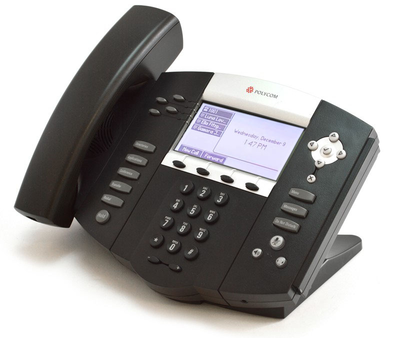 Polycom SoundPoint IP 550 VoIP SIP Desk Phone for sale online 