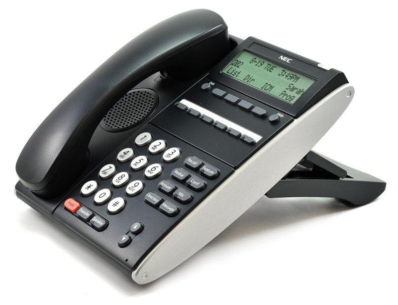 NEC DTL-6DE-1 BK TEL DT300 Phone DLE Black Refurb **1 Year Warranty** 6D Z- BK 