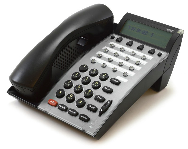 Lot 3 NEC Dterm 80 Telephones DTH-16D-2 TEL Refurb GOOD DISPLAY Year Warranty BK 