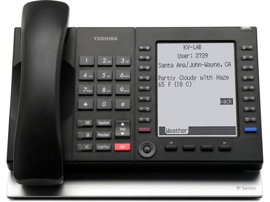 Toshiba Strata IP5131-SDL 20-Button Large Backlit Display Gigabit IP Phone Toshiba Strata IP5131-SDL 20-Button Large Backlit Display Gigabit IP Phone