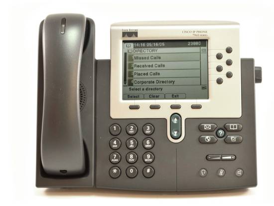 Cisco CP-7960G Charcoal IP Display Speakerphone - Grade B Cisco CP-7960G Charcoal IP Display Speakerphone - Grade B