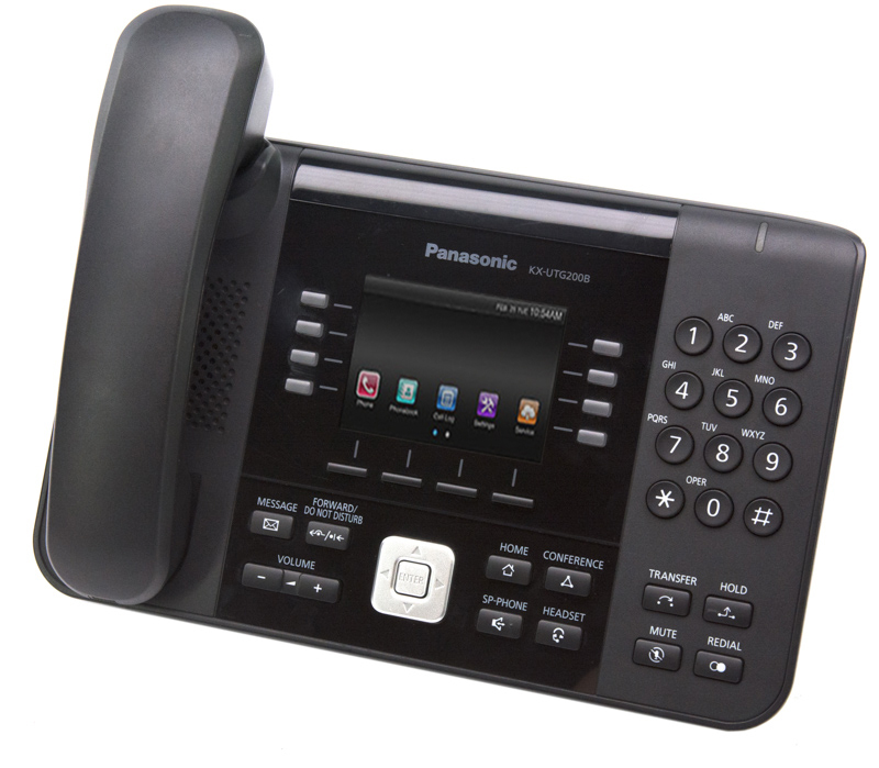 Panasonic KX-UTG200B UTG Series SIP Phone SMALL OFFICE BUSINESS LCD COLOR 