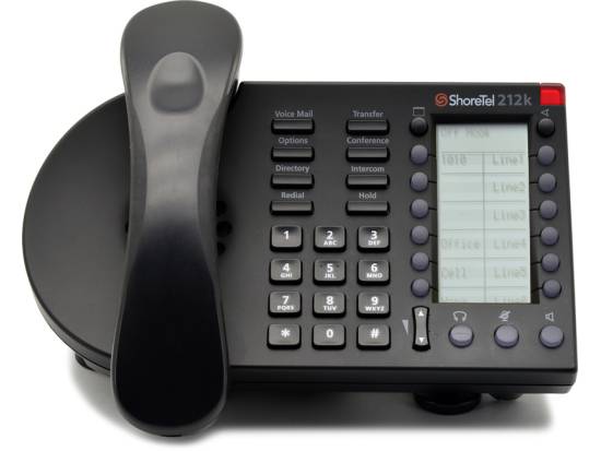 ShoreTel 212k 12-Button Black IP Phone (IP212k) - Black - Grade B ShoreTel 212k 12-Button Black IP Phone (IP212k) - Black - Grade B