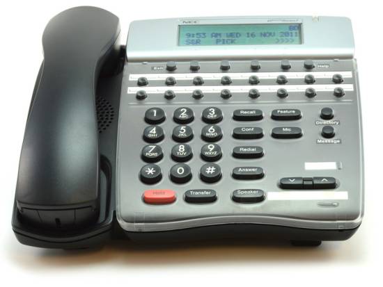 NEC Dterm Series DTR-16D-2 Display Speaker Phone - Black (780048) - Refurb NEC Dterm Series DTR-16D-2 Display Speaker Phone - Black (780048) - Refurb