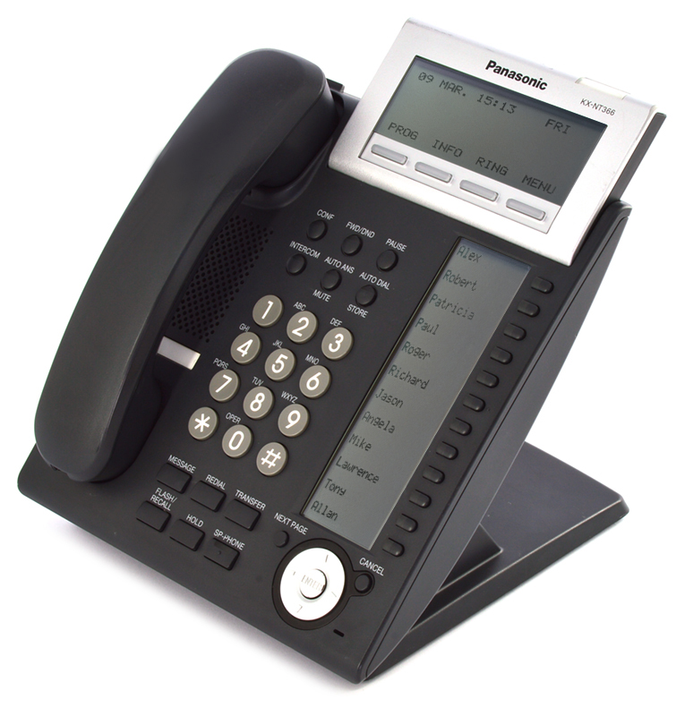 Panasonic Kx-nt346 Digital Display LCD Phone Corded IP VoIP 24 Button 6 Line for sale online 