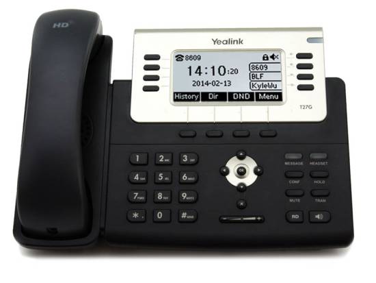 Yealink SIP-T27G 12-Button Black IP Display Speakerphone - Grade B Yealink SIP-T27G 12-Button Black IP Display Speakerphone - Grade B