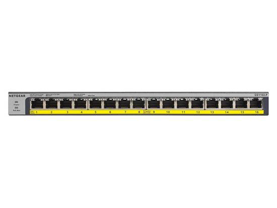 Netgear GS116LP 16-Port PoE/PoE+ Gigabit Ethernet Unmanaged Switch Netgear GS116LP 16-Port PoE/PoE+ Gigabit Ethernet Unmanaged Switch