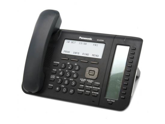 Panasonic KX-NT556 Black 12-Button IP Backlit Display Speakerphone 