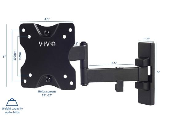 VIVO Single VESA Monitor Wall Mount VIVO Single VESA Monitor Wall Mount