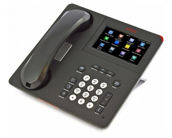 Avaya 9641G Gigabit IP Color Touchscreen Display Phone With Text Keys - Grade B