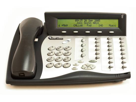 Tadiran Coral Flexset 281S Charcoal Display Phone - Silver Face Tadiran Coral Flexset 281S Charcoal Display Phone - Silver Face