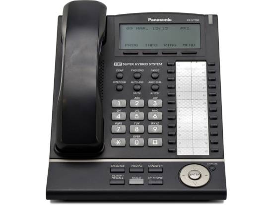 Panasonic KX-NT136-B Black IP Display Speakerphone - Grade A Panasonic KX-NT136-B Black IP Display Speakerphone - Grade A