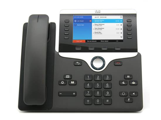 Cisco CP-8861 Charcoal Gigabit IP Speakerphone - Grade B Cisco CP-8861 Charcoal Gigabit IP Speakerphone - Grade B