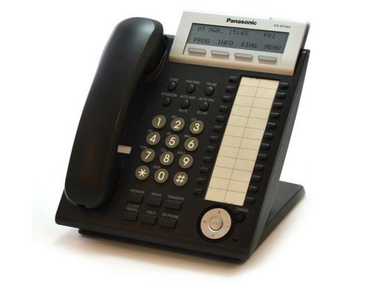 Panasonic KX-NT343-B Black Backlit Display VoIP Phone - Grade B