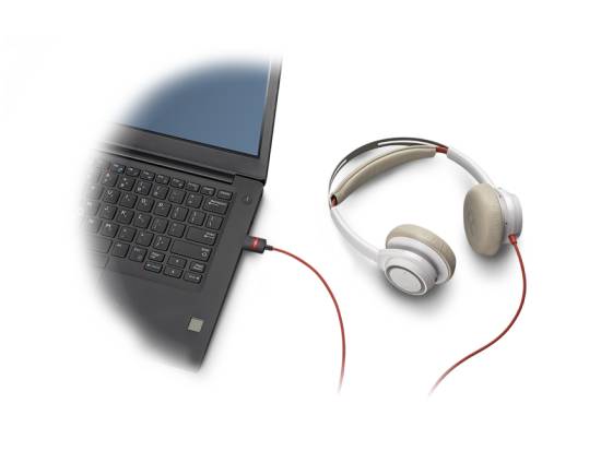 Plantronics Blackwire 7225 White USB-C Stereo Headset Plantronics Blackwire 7225 White USB-C Stereo Headset